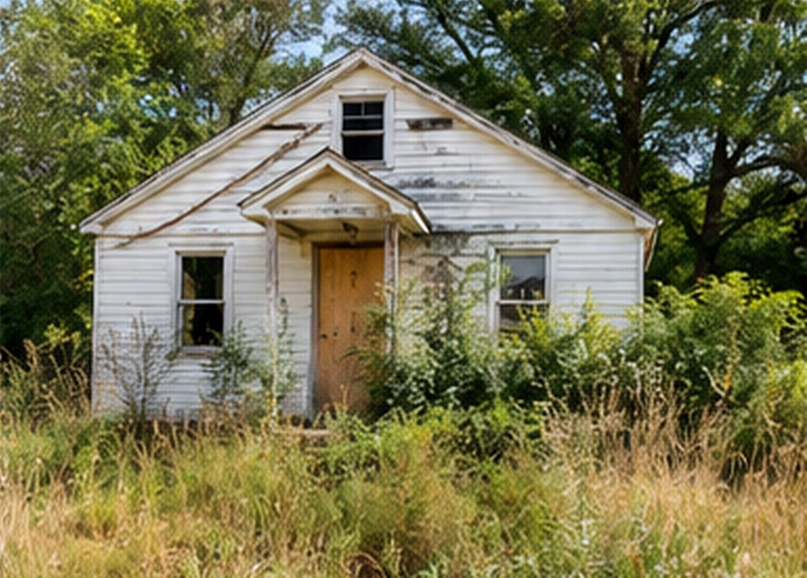 A property with deferred maintenance